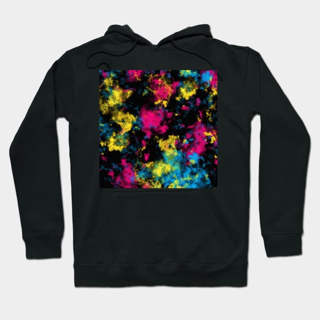 CMYK Graffiti Clouds Hoodie by MidnightCoffee